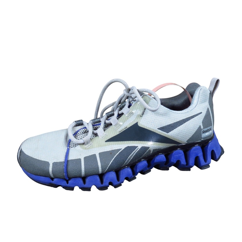 Reebok ZigWild Trail 6 Womens Trail Running Shoes Size 6 Athletic Gray Blue‎